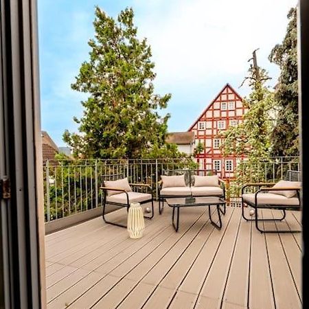 Himmlische Altstadt-Maisonette Marburg Eksteriør bilde