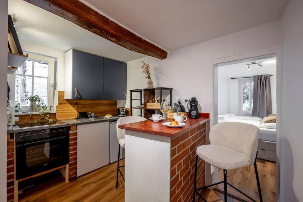 Himmlische Altstadt-Maisonette Marburg Eksteriør bilde
