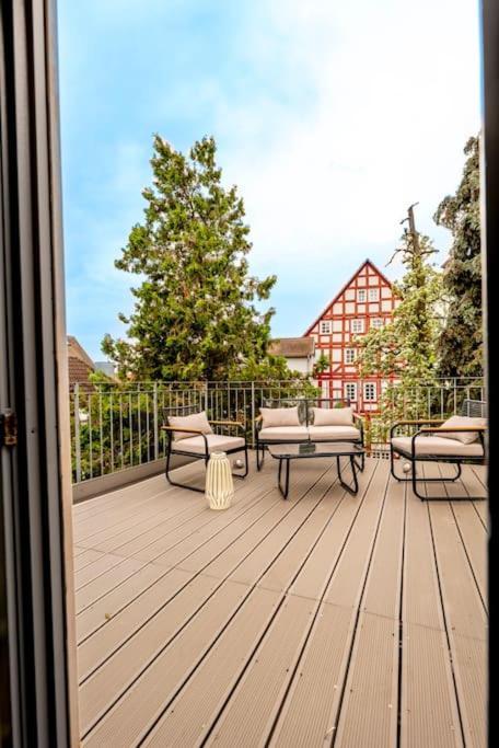 Himmlische Altstadt-Maisonette Marburg Eksteriør bilde